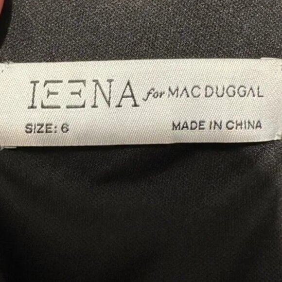 💥💥BOMBSHELL!💥💥MAC DUGGAL Ruffled Glittery Gown in Black Sequin & Tulle - Picture 11 of 14